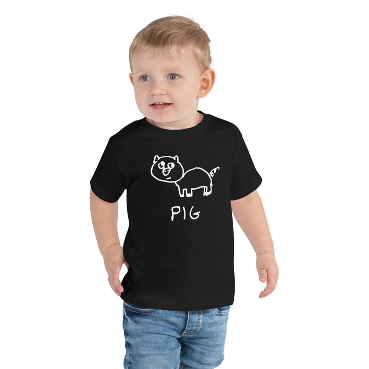 Pig - Toddler Tee - LoFi Animal Shirts