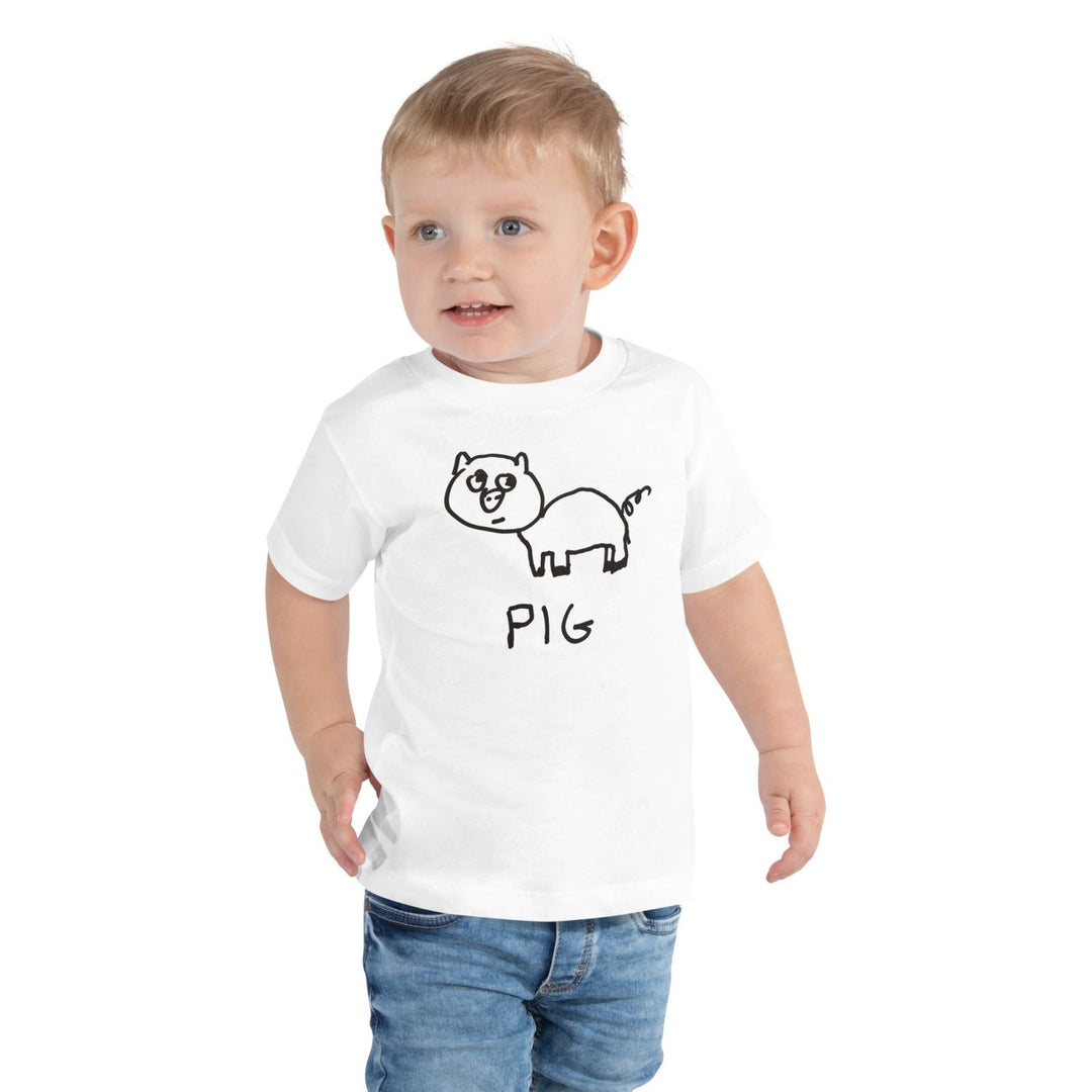 Pig - Toddler Tee - LoFi Animal Shirts