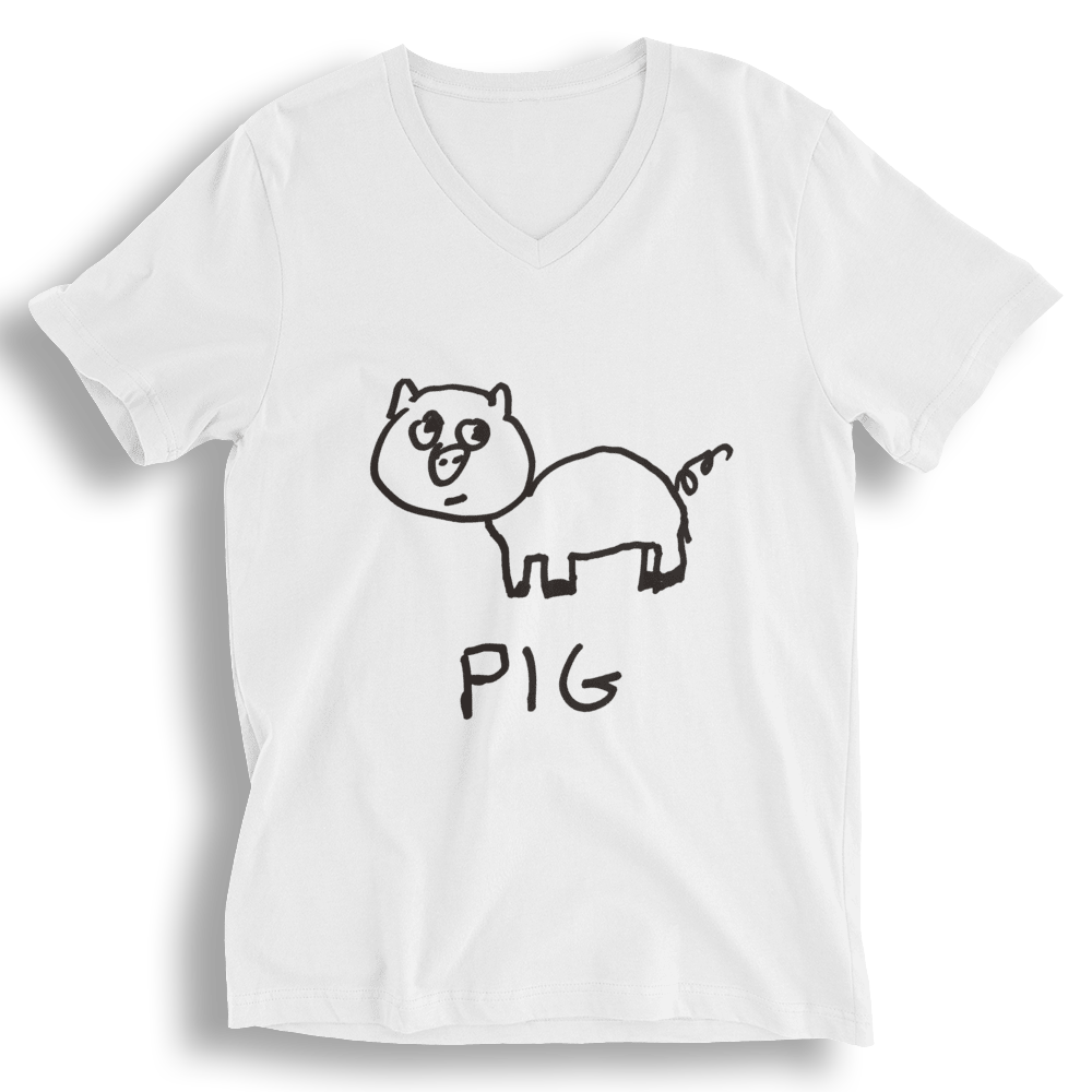 Pig - Unisex V-neck Tee
