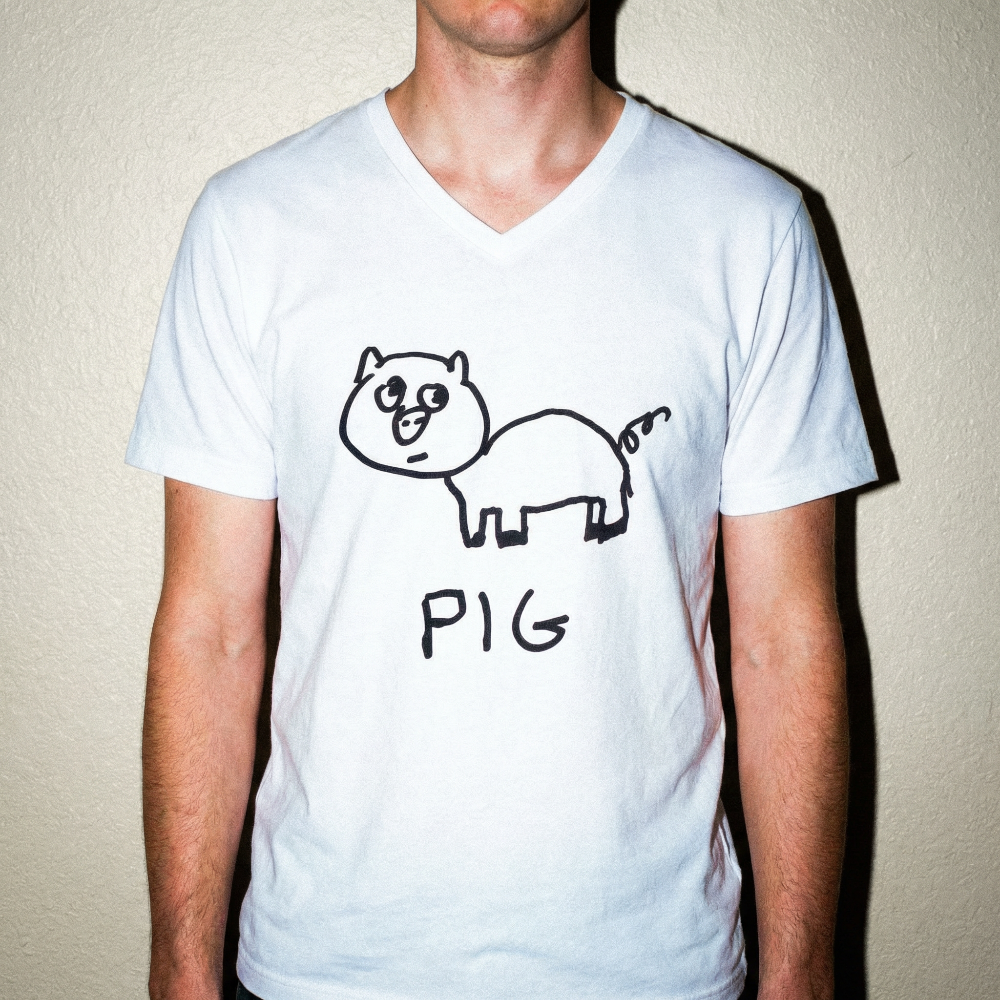 Pig - Unisex V-neck Tee