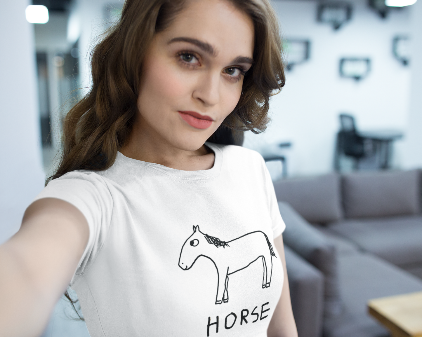 Horse - Women's Fitted Tee