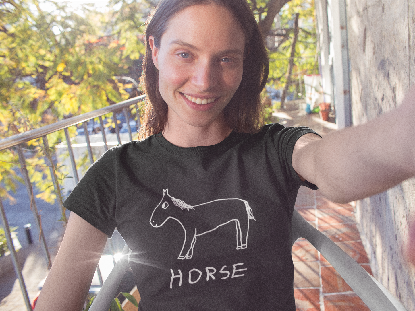 Horse - Women's Fitted Tee