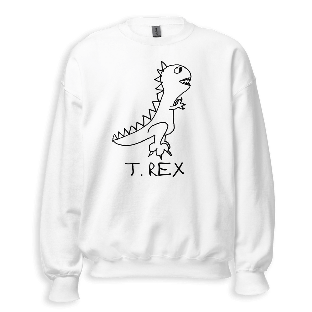 T Rex - Crewneck Sweatshirt - LoFi Animal Shirts