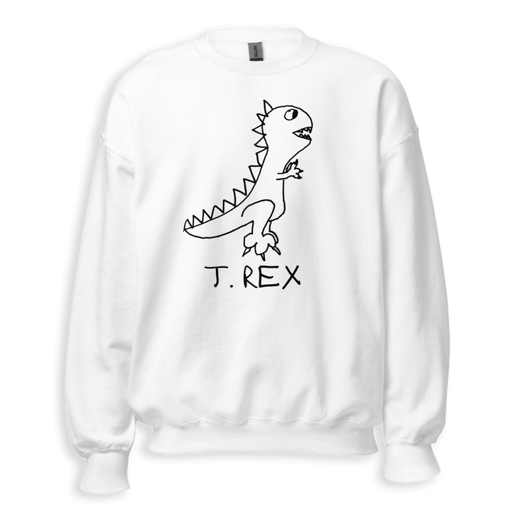 T Rex - Crewneck Sweatshirt - LoFi Animal Shirts