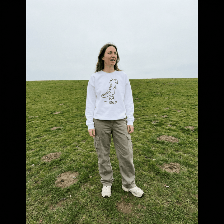 T Rex - Crewneck Sweatshirt - LoFi Animal Shirts