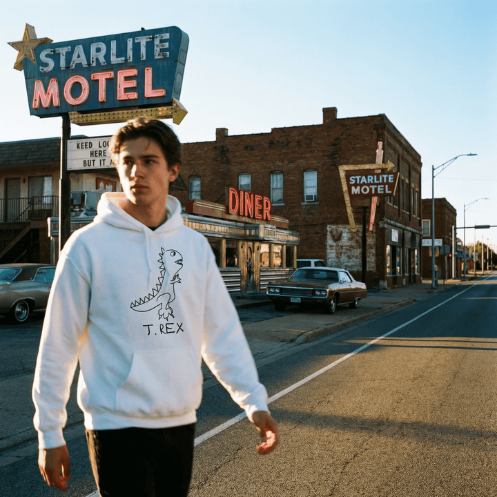 T Rex - Hoodie - LoFi Animal Shirts