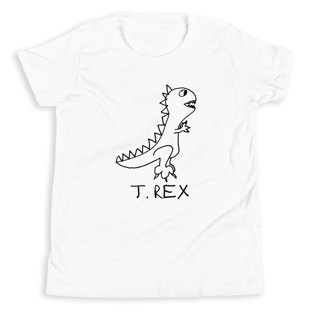 T Rex - Kids Tee - LoFi Animal Shirts