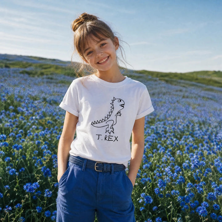 T Rex - Kids Tee - LoFi Animal Shirts