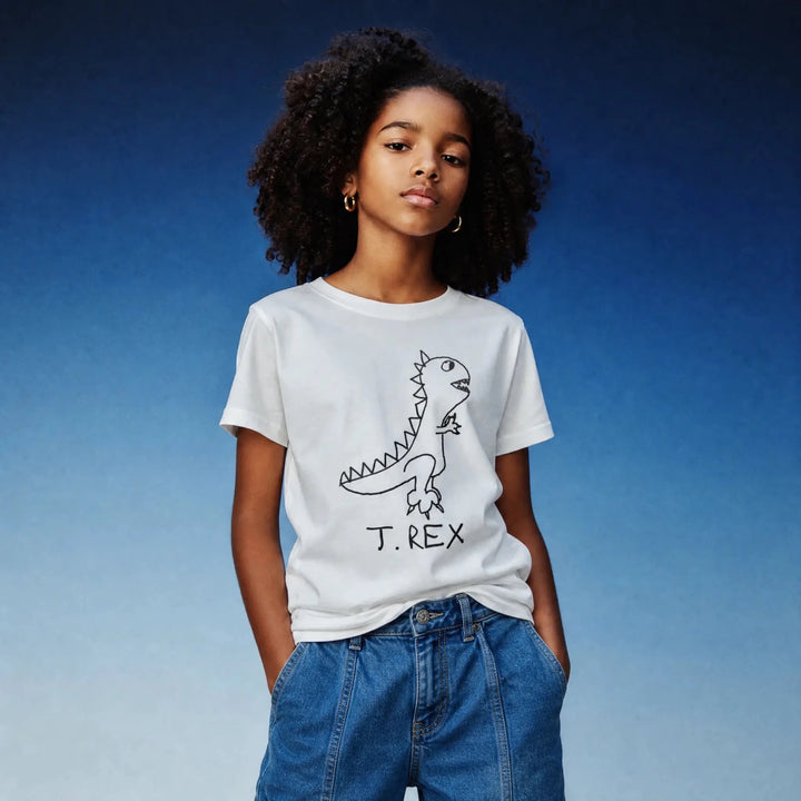 T Rex - Kids Tee - LoFi Animal Shirts