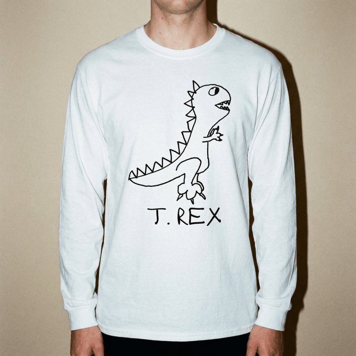 T Rex - Long Sleeve Tee - LoFi Animal Shirts