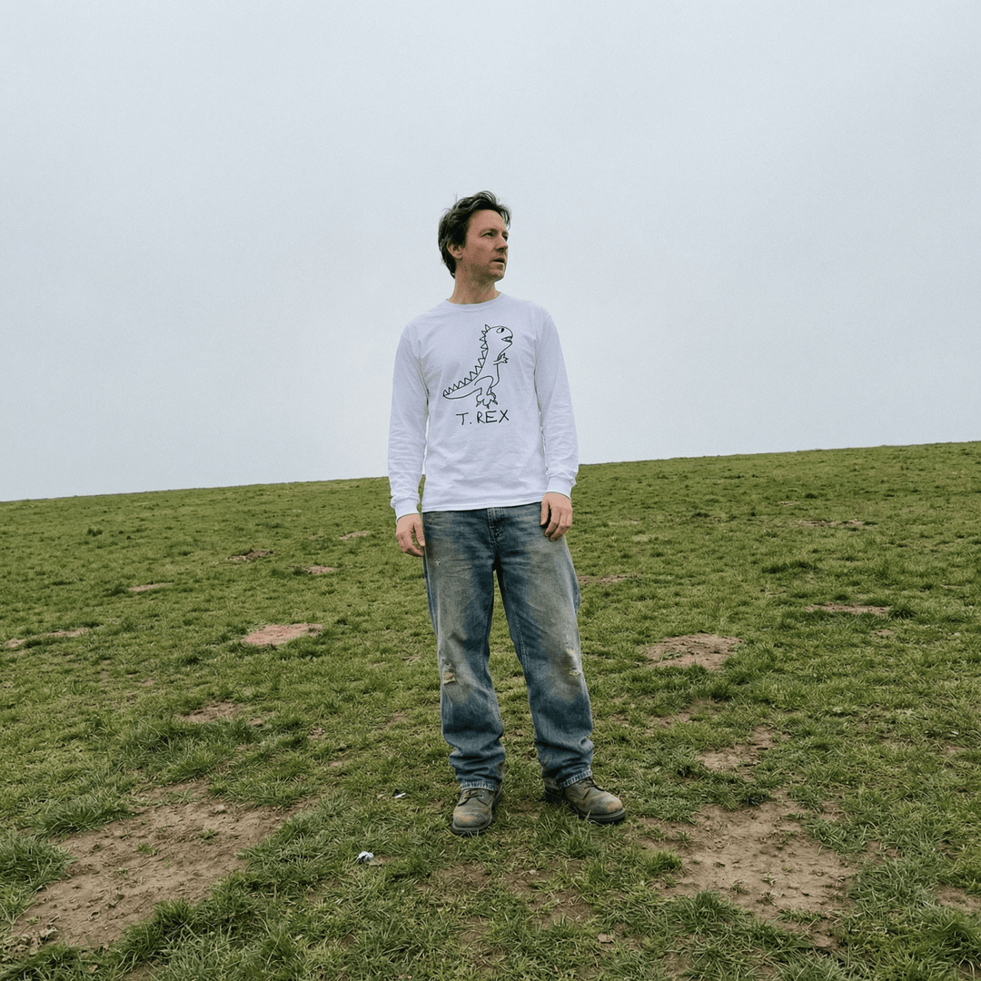 T Rex - Long Sleeve Tee - LoFi Animal Shirts