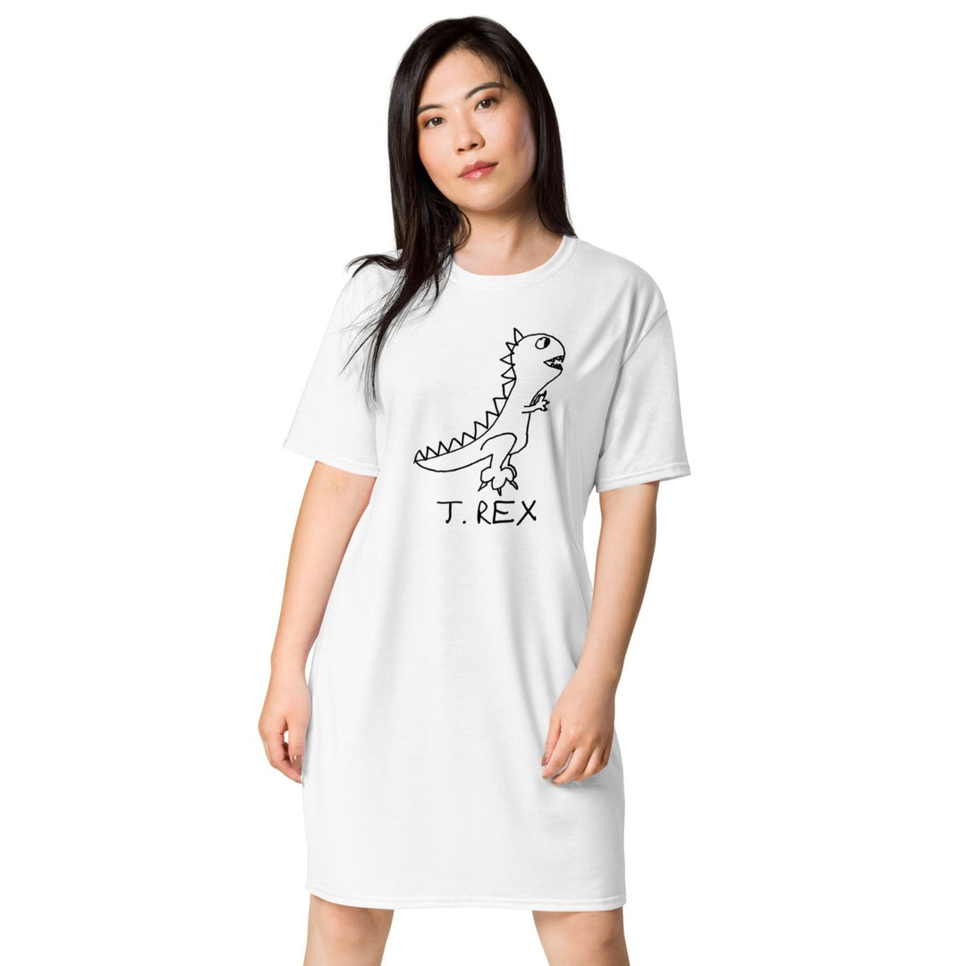 T. Rex - T-shirt dress - LoFi Animal Shirts