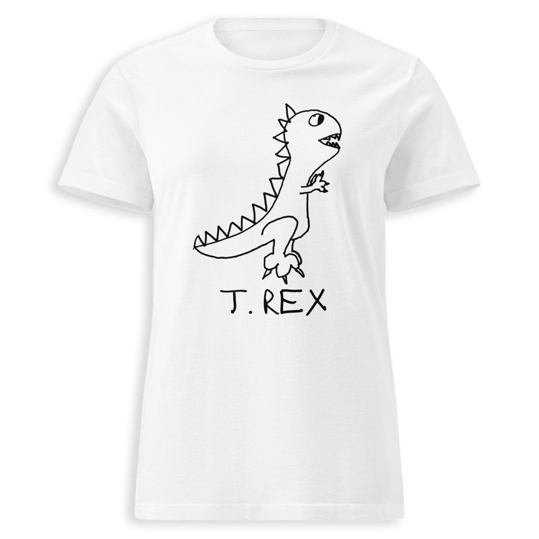 T Rex - Women’s Fitted Tee - LoFi Animal Shirts