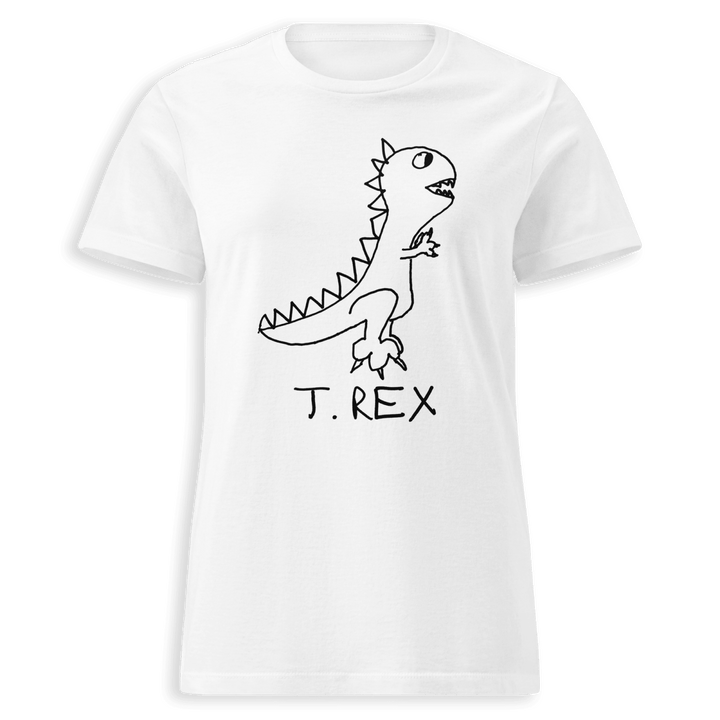 T Rex - Women’s Fitted Tee - LoFi Animal Shirts