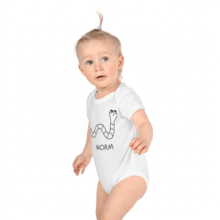 Worm - Baby Onesie - LoFi Animal Shirts