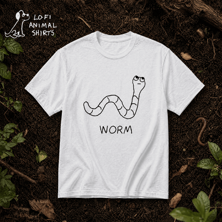 Worm - Classic Tee - LoFi Animal Shirts