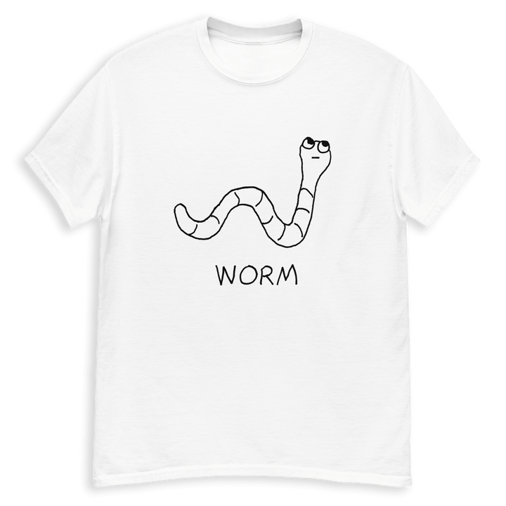 Worm - Classic Tee - LoFi Animal Shirts