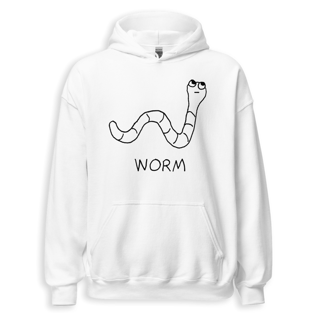 Worm - Hoodie - LoFi Animal Shirts