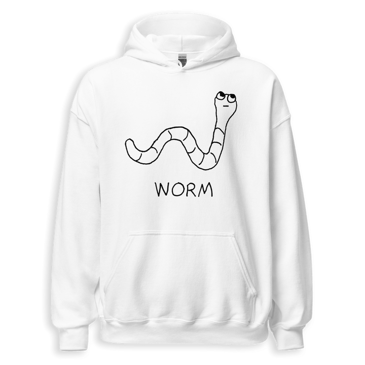 Worm - Hoodie - LoFi Animal Shirts