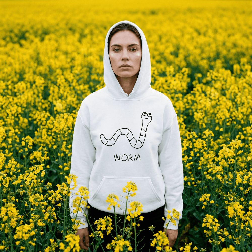 Worm - Hoodie - LoFi Animal Shirts