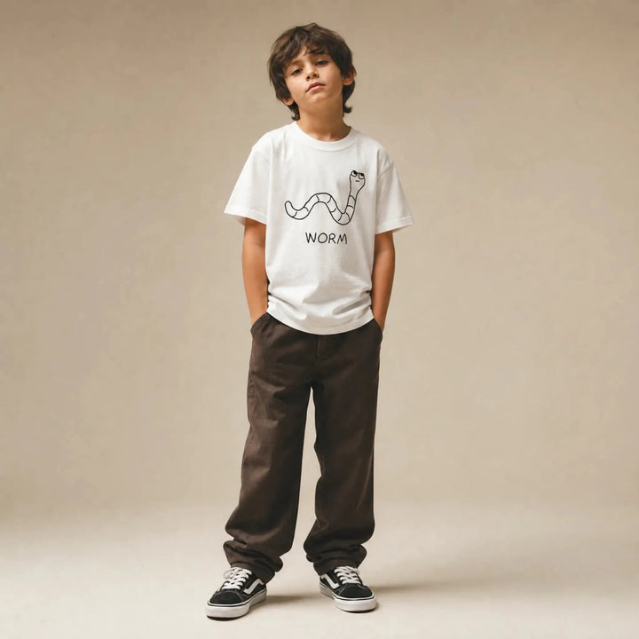Worm - Kids Tee - LoFi Animal Shirts