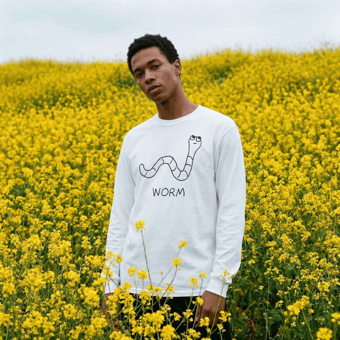 Worm - Long Sleeve Tee - LoFi Animal Shirts