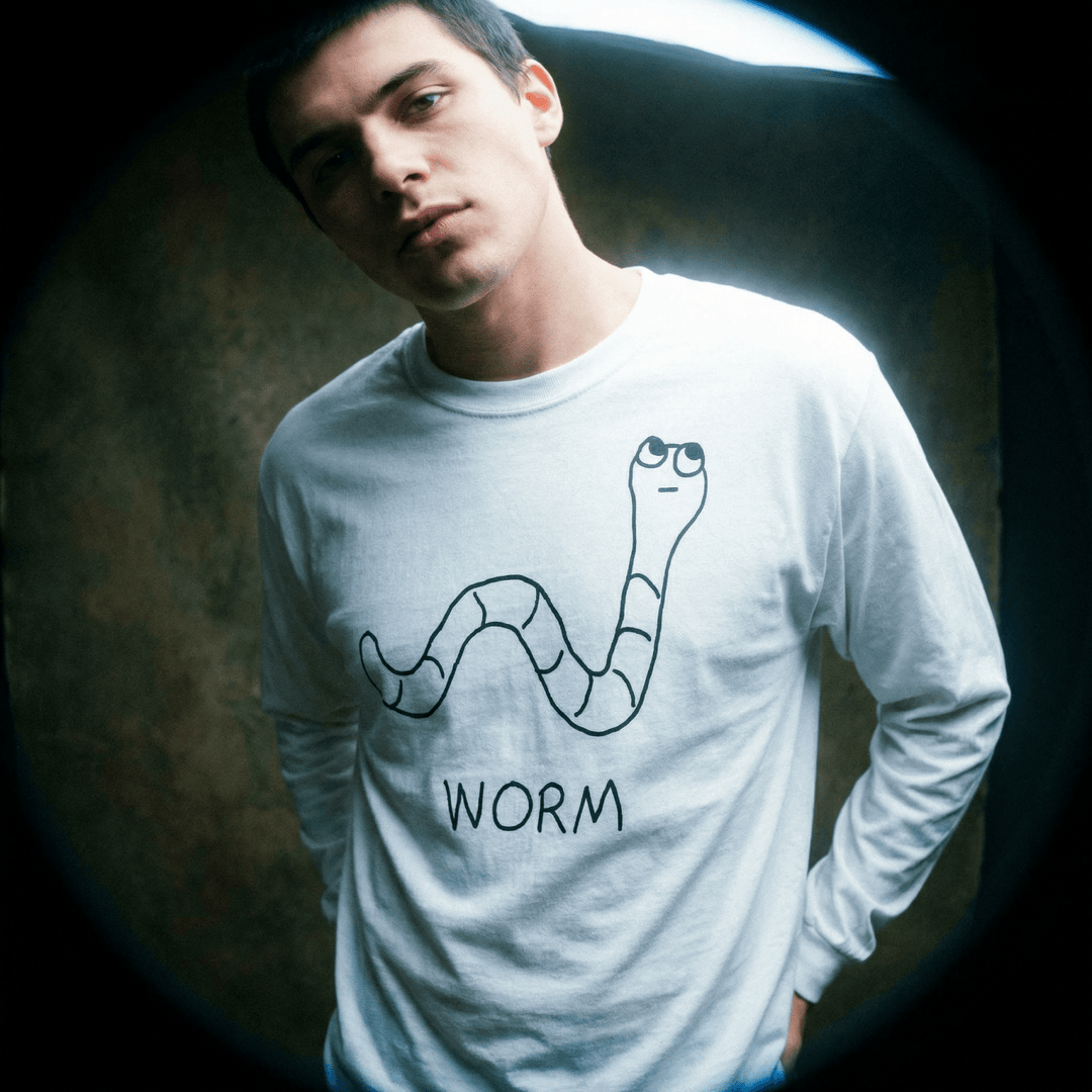 Worm - Long Sleeve Tee - LoFi Animal Shirts