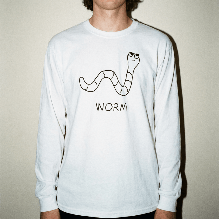 Worm - Long Sleeve Tee - LoFi Animal Shirts