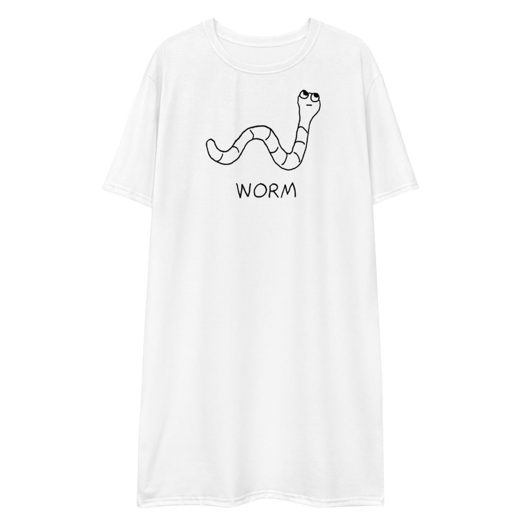 Worm - T-shirt Dress - LoFi Animal Shirts