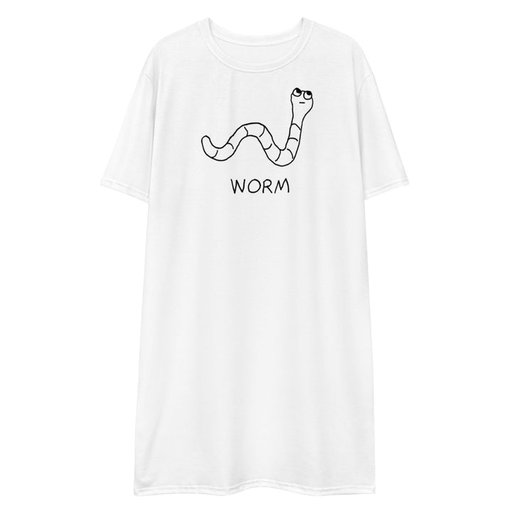 Worm - T-shirt Dress - LoFi Animal Shirts