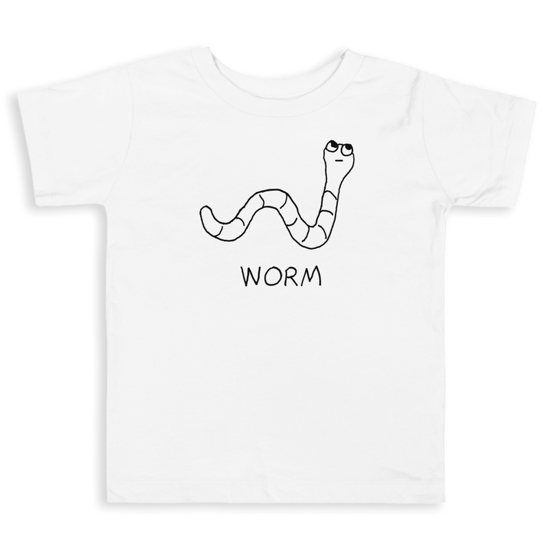 Worm - Toddler Tee - LoFi Animal Shirts