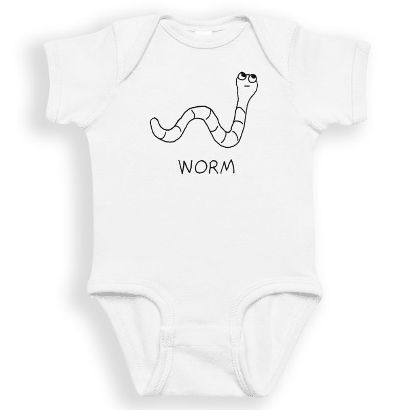 Worm - Baby Onesie
